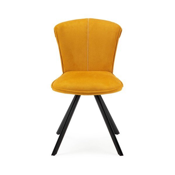 Scaune de dining galbene 2 buc. Simbra – Marckeric-image-2