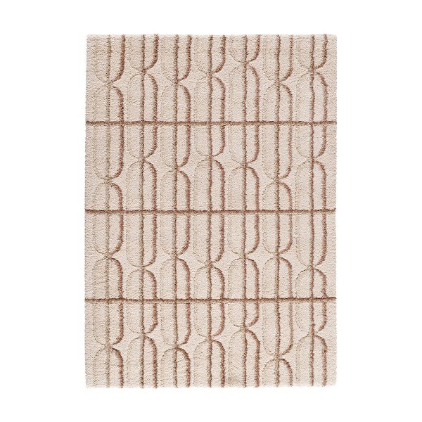 Covor crem/maro deschis 80x150 cm Ember – Universal
