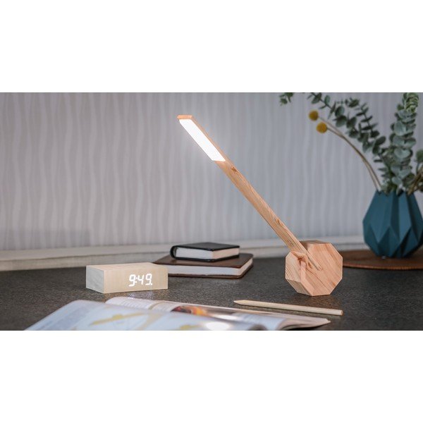 Veioză maro deschis LED (înălțime 38 cm) Octagon One – Gingko-image-4