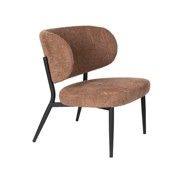 Fotoliu portocaliu/maro Sanne – White Label