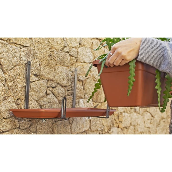 Set suporturi pentru jardiniere 2 buc. din metal (înălțime 23,5 cm) – Artevasi-image-1