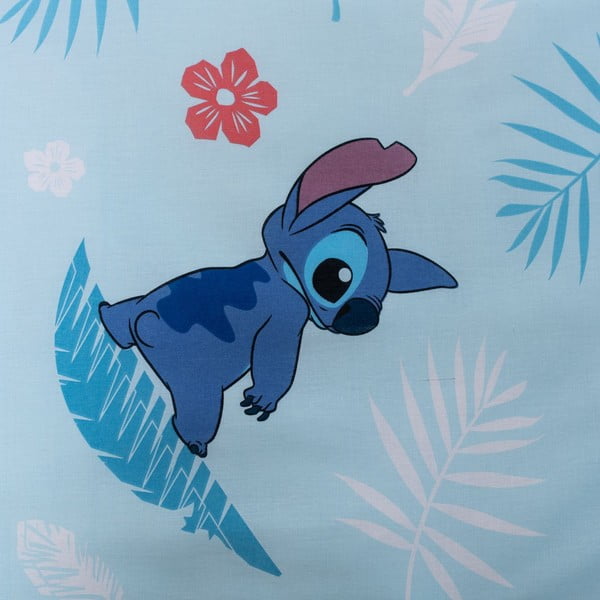 Lenjerie de pat pentru copii albastră din bumbac pentru pat de o persoană 140x200 cm Lilo and Stitch "Blue"  – Jerry Fabrics-image-4