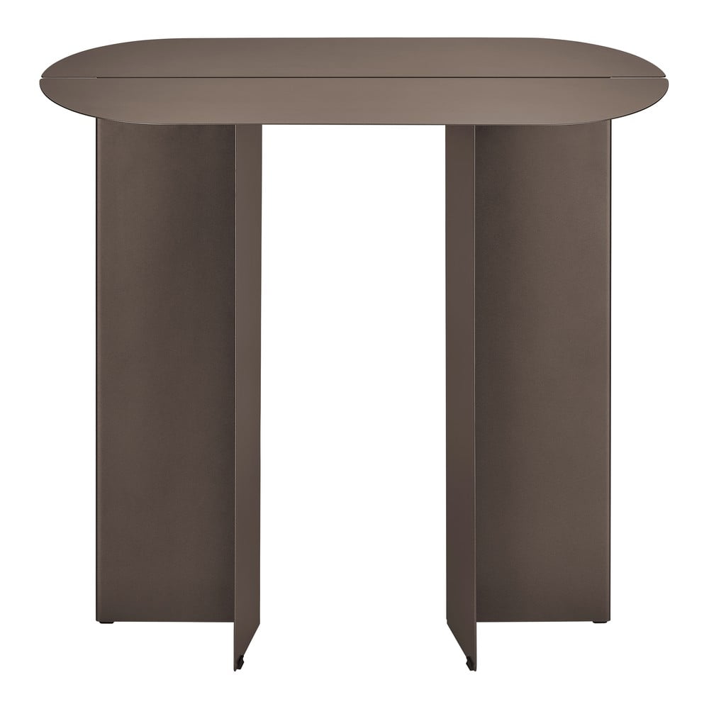 Masă consolă maro din oțel 35x80 cm Oru – Blomus