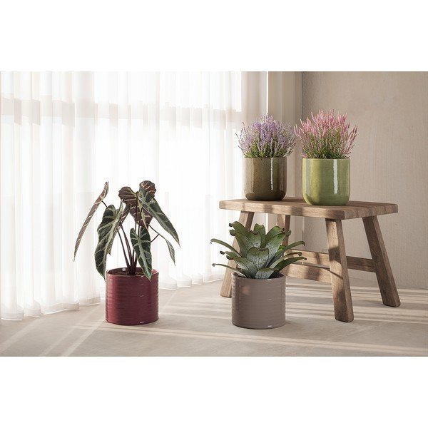 Ghiveci decorativ din ceramică handmade ø 18 cm Fortuna – Artevasi-image-1