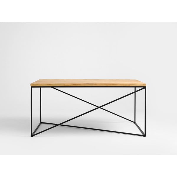 Masă de cafea în decor de lemn de stejar CustomForm Memo, 100 x 60 cm-image-1