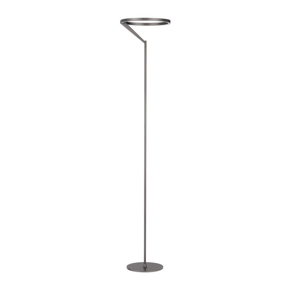 Lampadar argintiu LED cu intensitate reglabilă din aluminiu (înălțime 168 cm) Tilia – Nova Luce