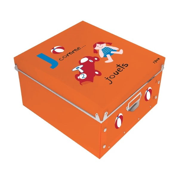 Cutie de depozitare Incidence ABC, 32 x 32 cm, portocaliu