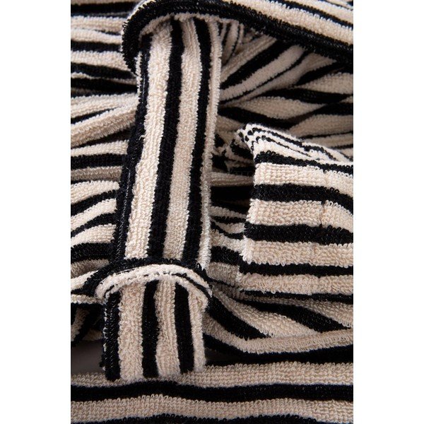 Halat negru/bej L din bumbac Dixie – Jotex-image-1