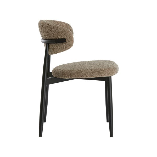 Scaun de dining taupe tapițat Eniola – Light & Living-image-3