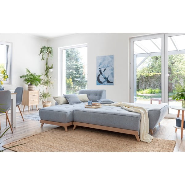 Colțar variabil extensibil Miuform Dazzling Daisy, albastru deschis-image-4