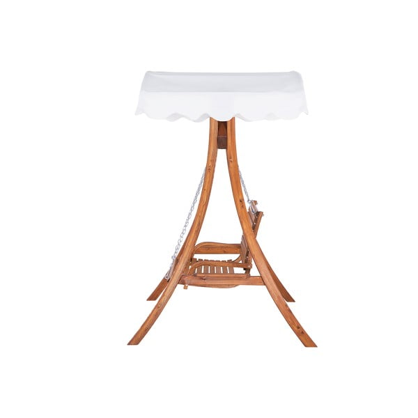 Leagăn de grădină din lemn, cu adăpost Monobeli Swingy-image-3