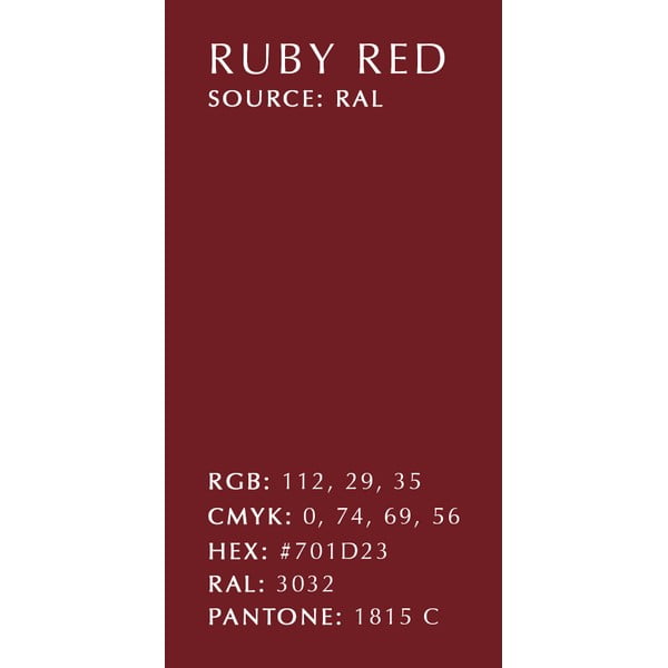 Lustră roșie LED cu abajur din metal ø 43 cm Asteria Medium – UMAGE-image-3