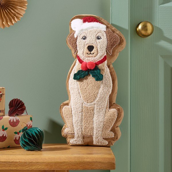 Pernă decorativă 20x30 cm Christmas Dog – Catherine Lansfield-image-1