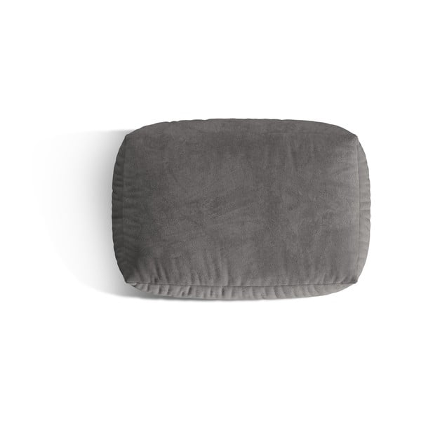 Taburet modular gri cu tapițerie din catifea Martina – Micadoni -image-2