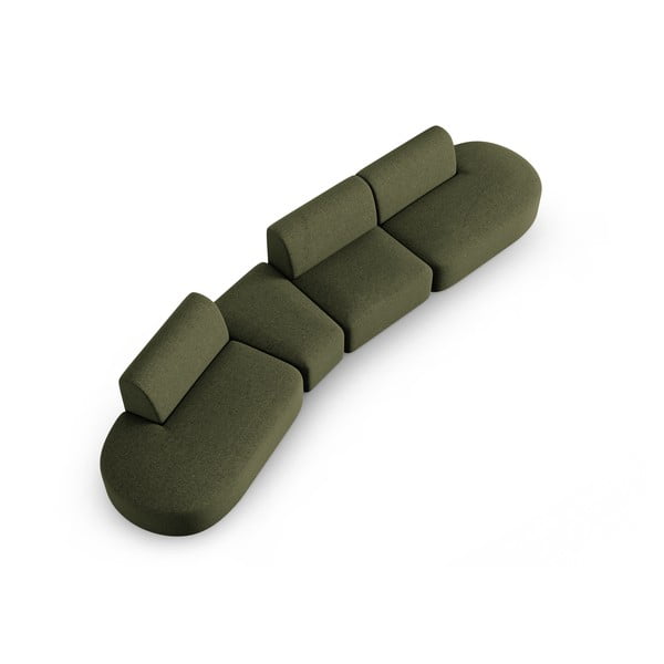 Canapea verde 412 cm Shane – Micadoni Home-image-2
