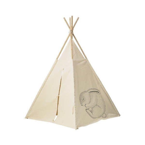 Cort teepee din bumbac pentru copii Bloomingville-image-1