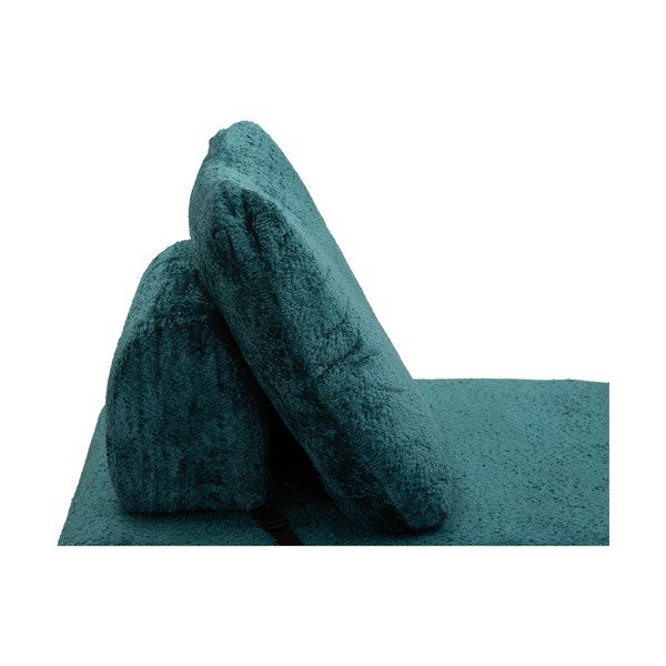 Fotoliu albastru-verde extensibil cu tapițerie din țesătură bouclé Faster – Mauro Ferretti-image-4