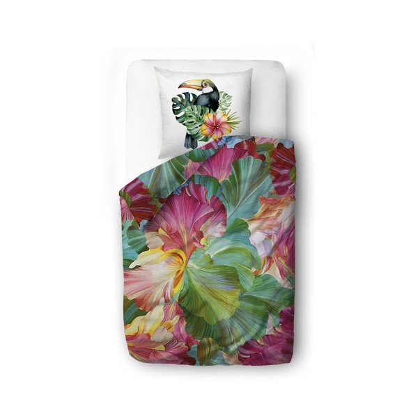 Lenjerie de pat din bumbac satinat pentru pat de o persoană 140x200 cm Vibrant Colours – Butter Kings