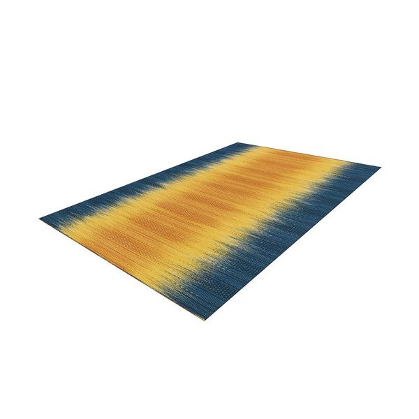 Covor lucrat manual Arte Espina Sunset 8070, 140 x 200 cm, albastru - galben-image-1