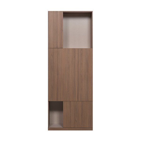 Dulap modular în culoare naturală închisă 80x215 cm Build – WOOOD