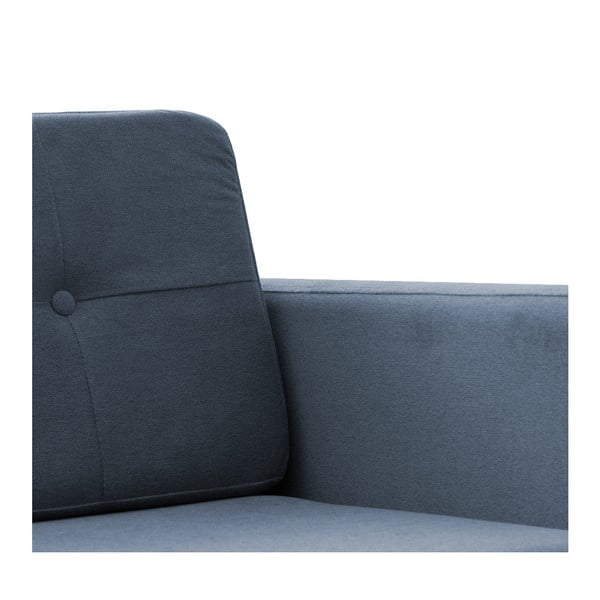 Canapea cu trei locuri Vivonita Sondero, picioare culoare naturală, albastru deschis-image-1