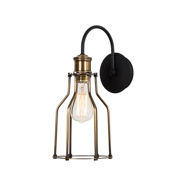 Lampă de perete Voltuno, negru - auriu-image-1