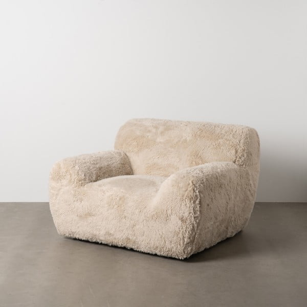 Fotoliu bej Teddy – Ixia-image-1