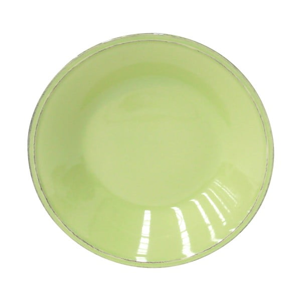 Farfurie din ceramică pentru supă Costa Nova Friso, ⌀ 26 cm, verde
