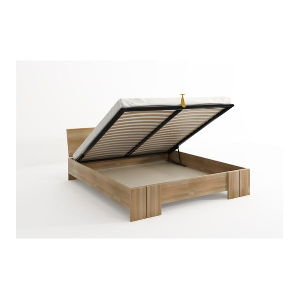 Pat dublu din lemn de fag, cu spațiu de depozitare, SKANDICA Vestre Maxi, 140 x 200 cm-image-4