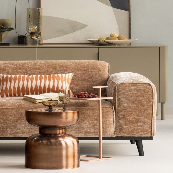 Măsuță auxiliară rotundă din metal ø 30 cm Frits – WOOOD-image-2