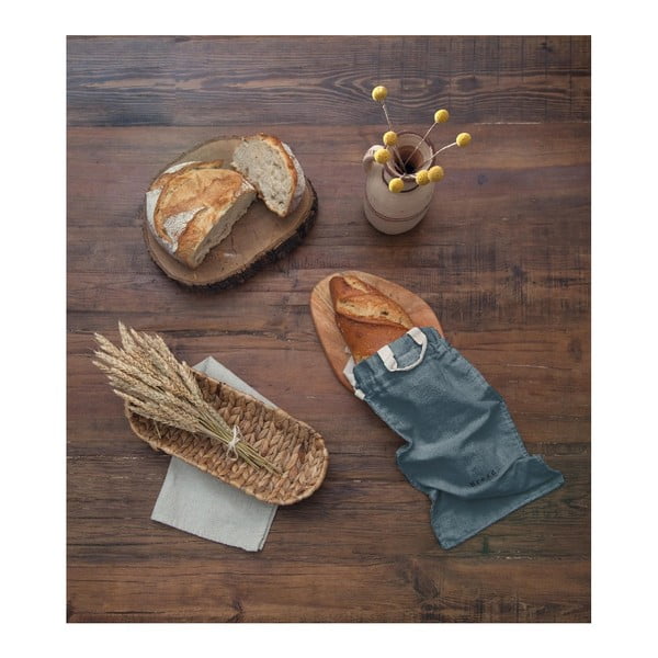 Săculeț textil pentru pâine Really Nice Things Bag Blue Sky, înălțime 42 cm-image-1