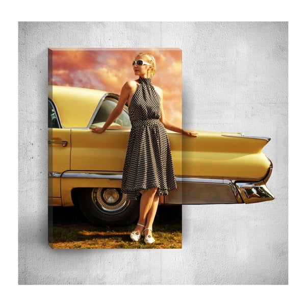 Tablou de perete 3D Mosticx Elegant Woman, 40 x 60 cm