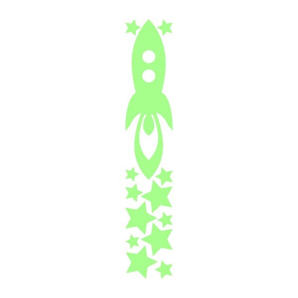 Autocolant fosforescent Fanastick Rocket and Stars-image-2