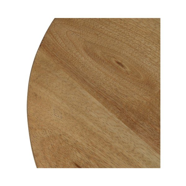Măsuță auxiliară rotundă din lemn de mango ø 40 cm Mao – Ixia-image-3