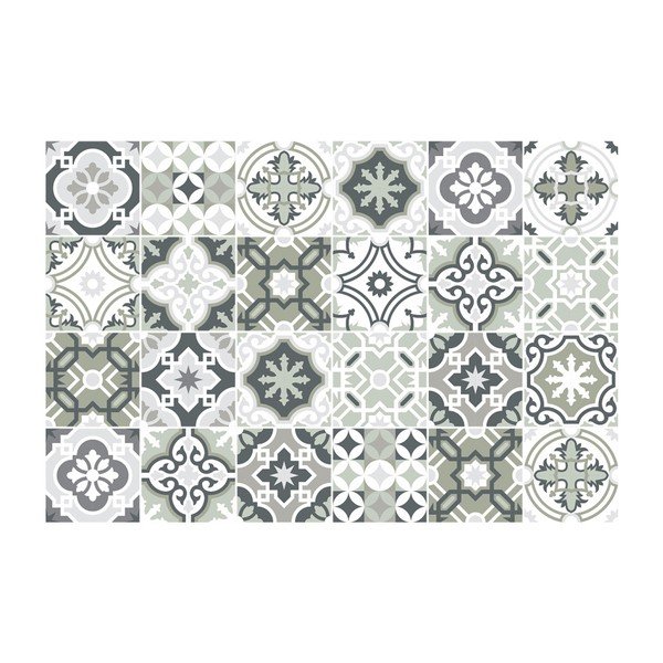 Set 24 autocolante pentru mobilă Ambiance Belinda, 10 x 10 cm-image-3