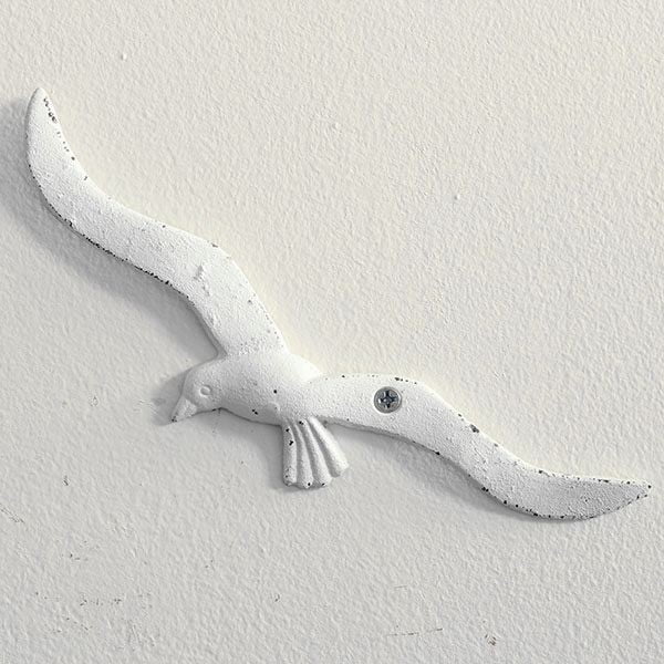 Decorațiune de perete Dakls Seagull lll, alb