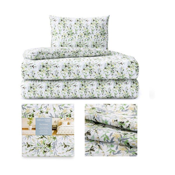 Lenjerie de pat single din bumbac AmeliaHome Averi Martinique, 135 x 200 cm-image-2