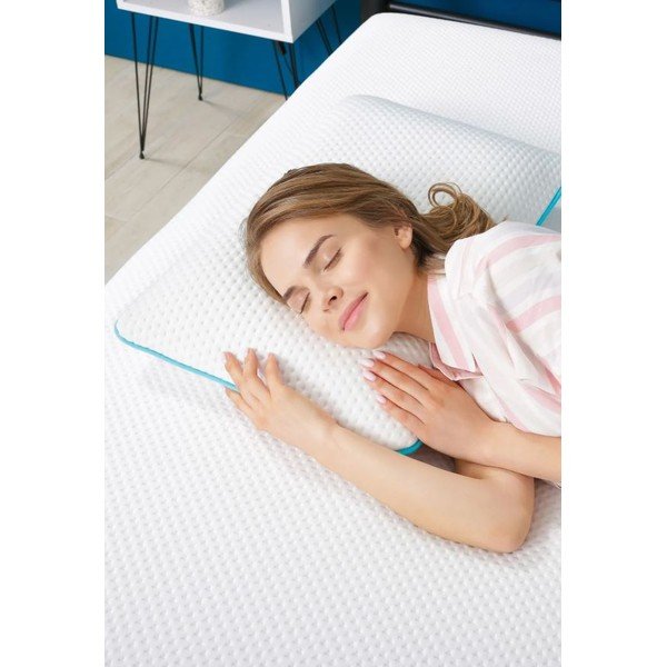 Pernă anatomică cu umplutură de spumă cu memorie 35x65 cm – Mila Home-image-1