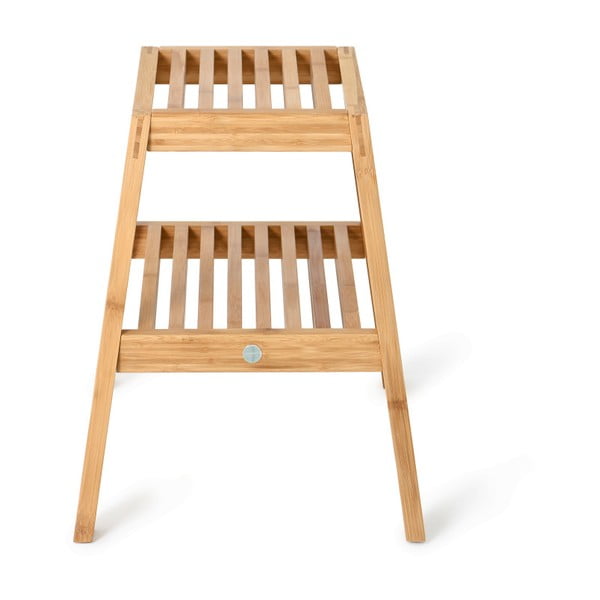 Scaun din lemn de bambus Wireworks Slatted Stool-image-1