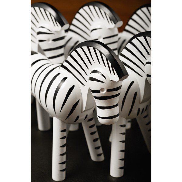 Statuetă din lemn masiv de fag Kay Bojesen Denmark Zebra-image-3