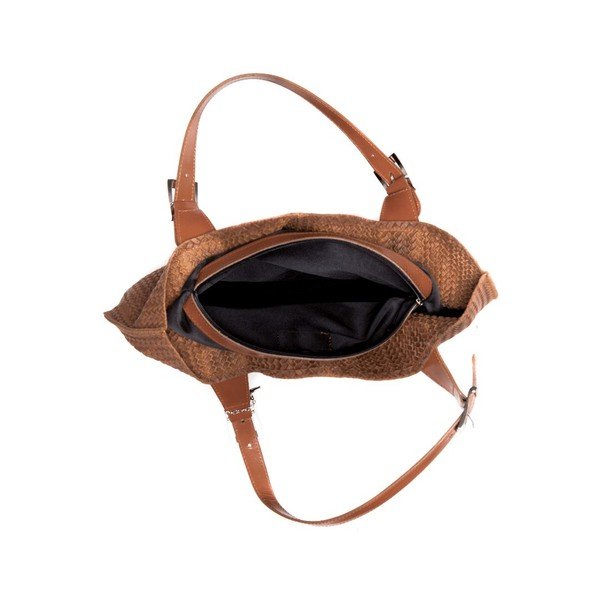 Poșetă din piele Isabella Rhea 848 Cognac-image-4