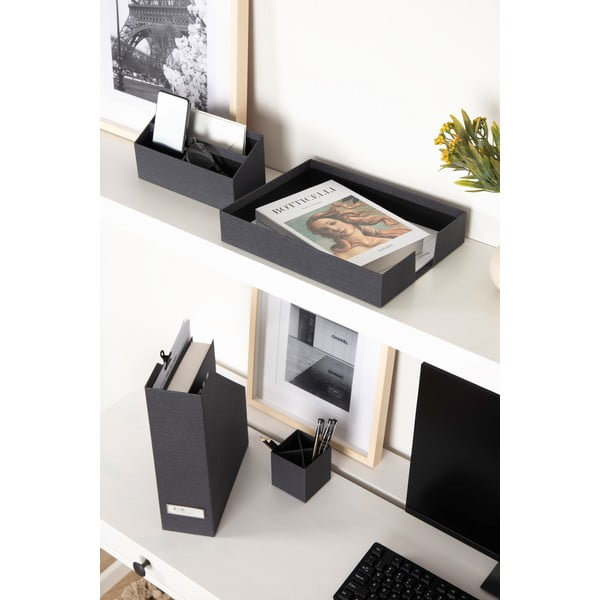 Organizatoare 4 buc. din carton Hugo Canvas Paper Laminate – Bigso-image-1