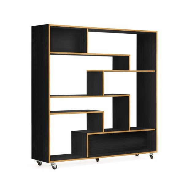 Bibliotecă Woodman Southbury, negru-image-2