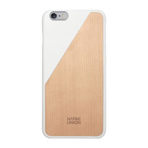 Husă protecție telefon  Wooden White pentru iPhone 6 Plus