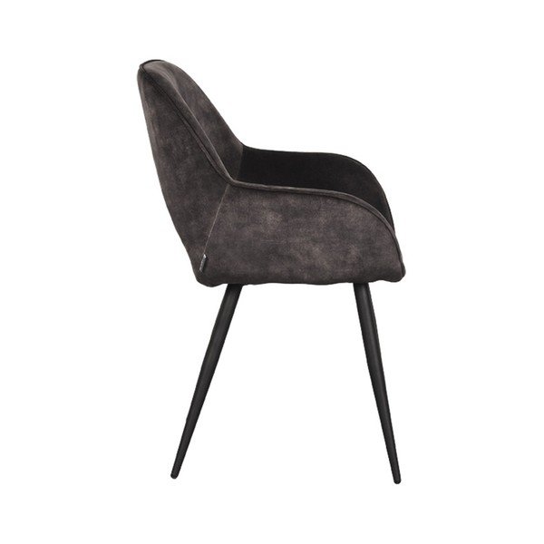 Scaune de dining gri-antracit 2 buc. Fer – LABEL51-image-3