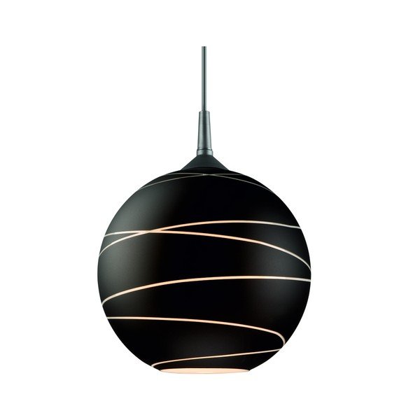 Lustră rotundă Lamkur Lines, negru-image-2