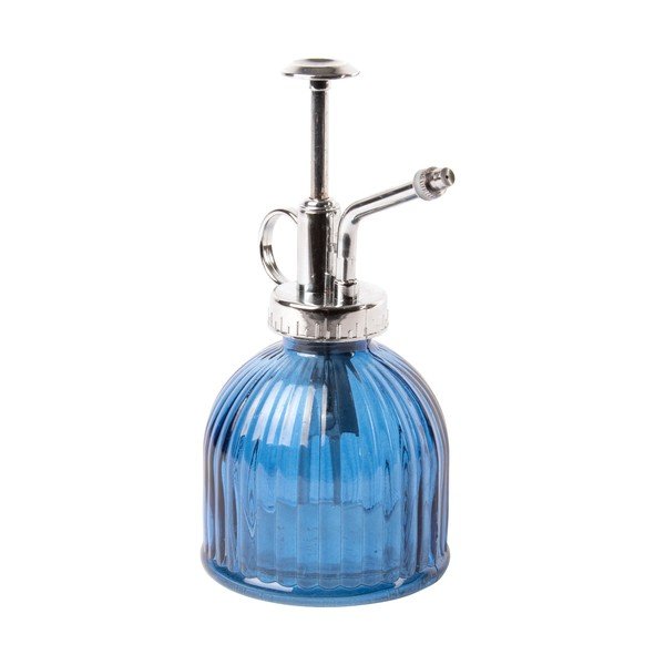 Pulverizator din sticlă pentru flori, Esschert Design Stripes, albastru-image-1