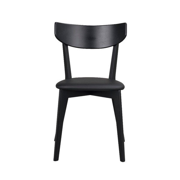 Scaun de dining din lemn de stejar Rowico Ami, negru-image-3