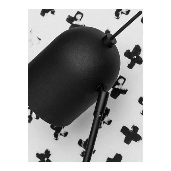 Veioză neagră/gri cu abajur din metal (înălțime 57 cm) Madrid – it's about RoMi-image-2