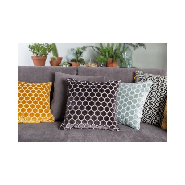 Pernă cu umplutură Zuiver Monty, 45 x 45 cm, gri închis-image-4